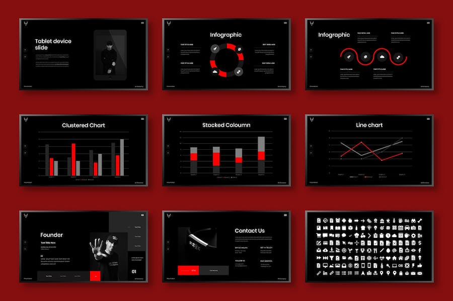 商务品牌宣传营销推介PPT模板 - PPT派