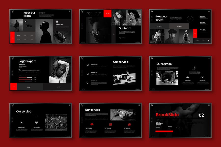 商务品牌宣传营销推介PPT模板 - PPT派