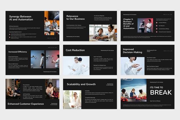 人工智能技术科技创新Keynote模板 - PPT派