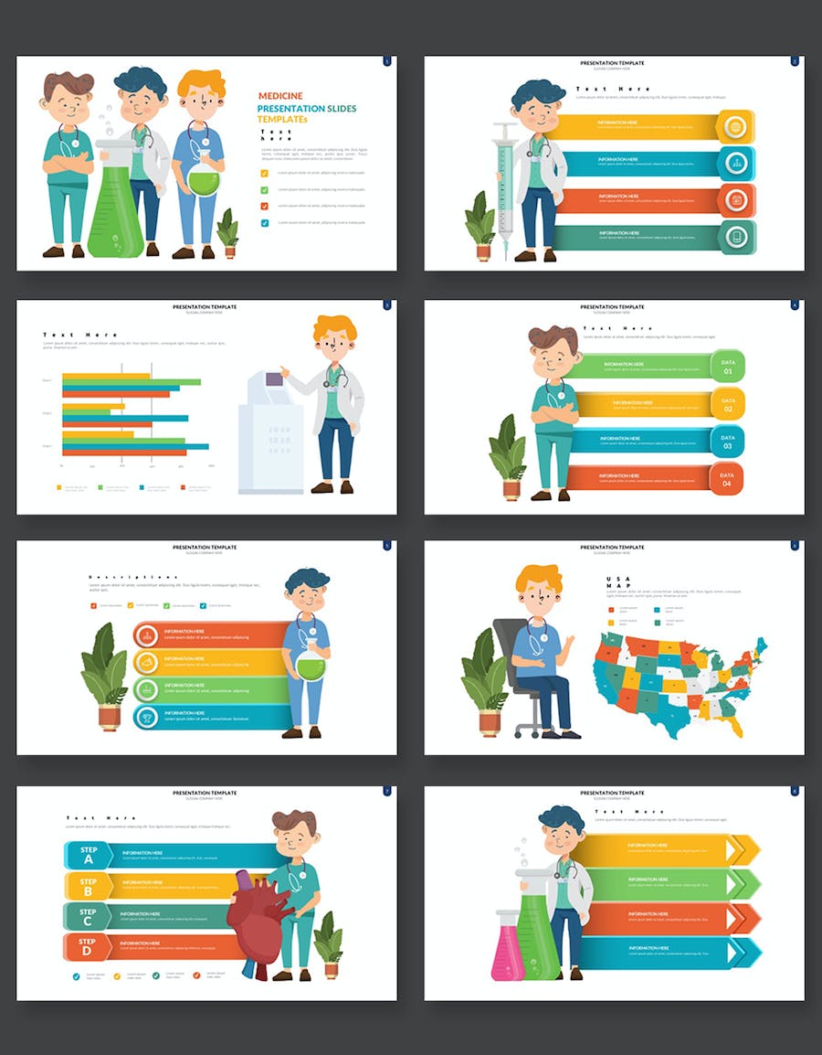 医疗健康服务讲述方案Keynote模板 - PPT派