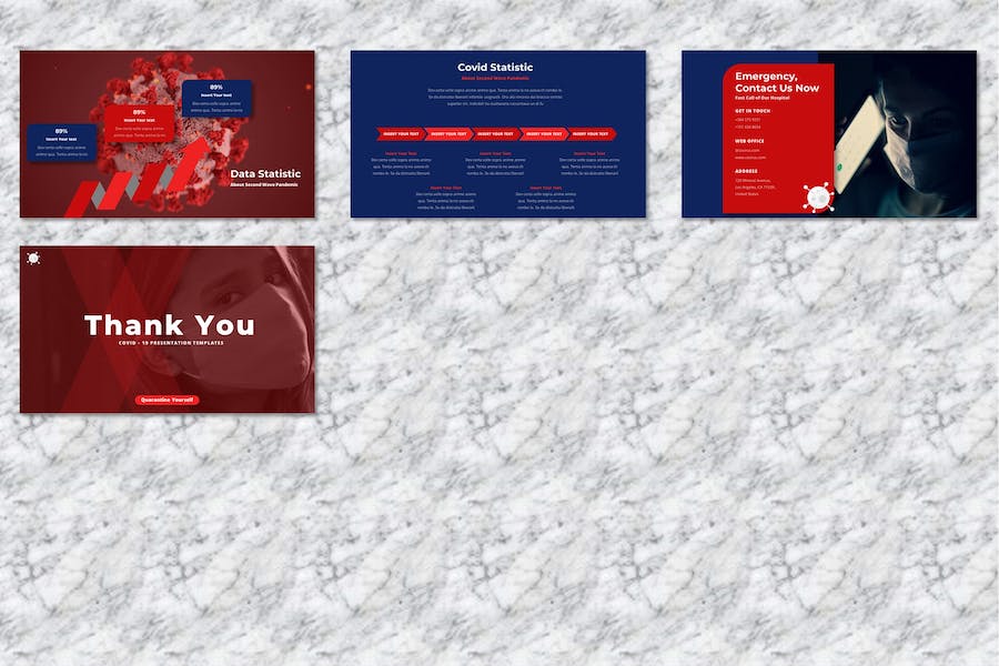 医疗疫情防控健康讲述Keynote模板 - PPT派