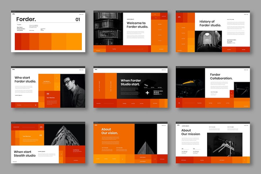 订单管理商务交易流程优化PPT模板 - PPT派