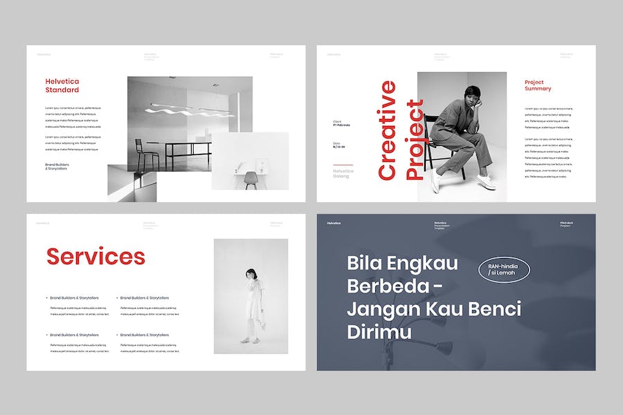 简洁现代商务企业宣传提案Keynote模板 - PPT派