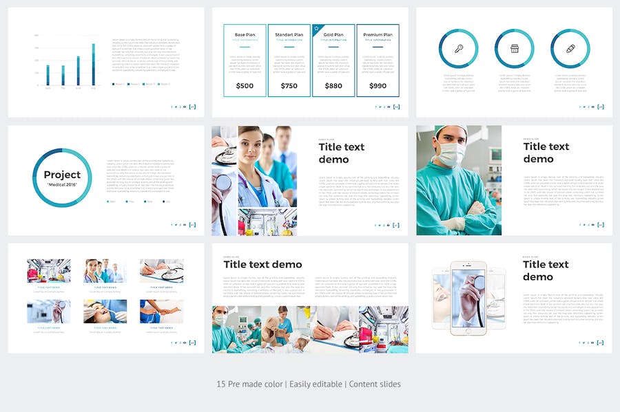 医学知识教育教学方案Keynote模板 - PPT派