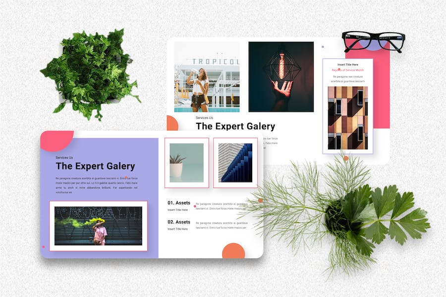 蓝精灵创意数码科技展示PPT模板 - PPT派