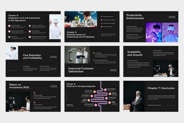 人工智能技术科技创新Keynote模板 - PPT派