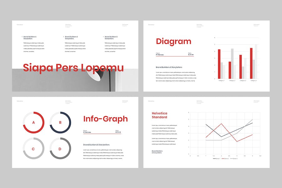 简洁现代商务企业宣传提案Keynote模板 - PPT派