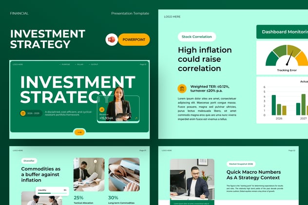 投资理财策略规划方案PPT模板 - PPT派