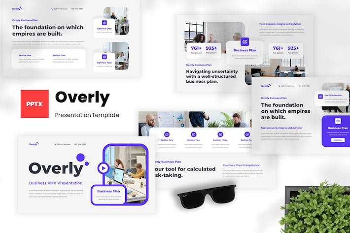 Overly-业务计划-PowerPoint-模板 - PPT派
