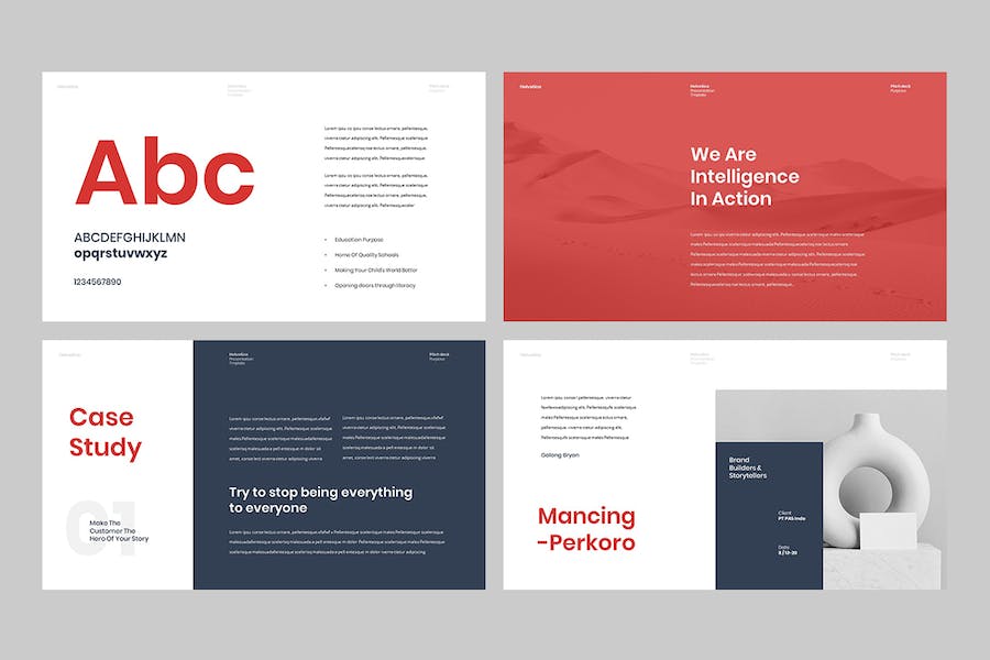 简洁现代商务企业宣传提案Keynote模板 - PPT派