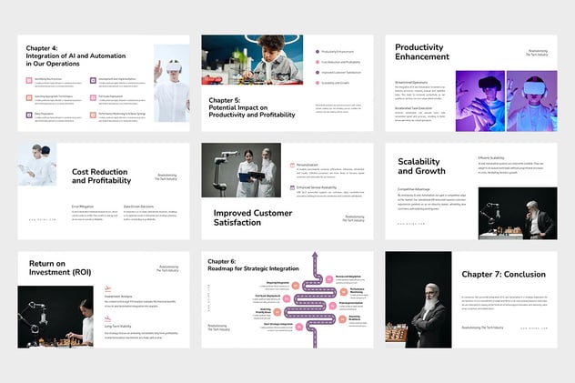 人工智能技术科技创新Keynote模板 - PPT派