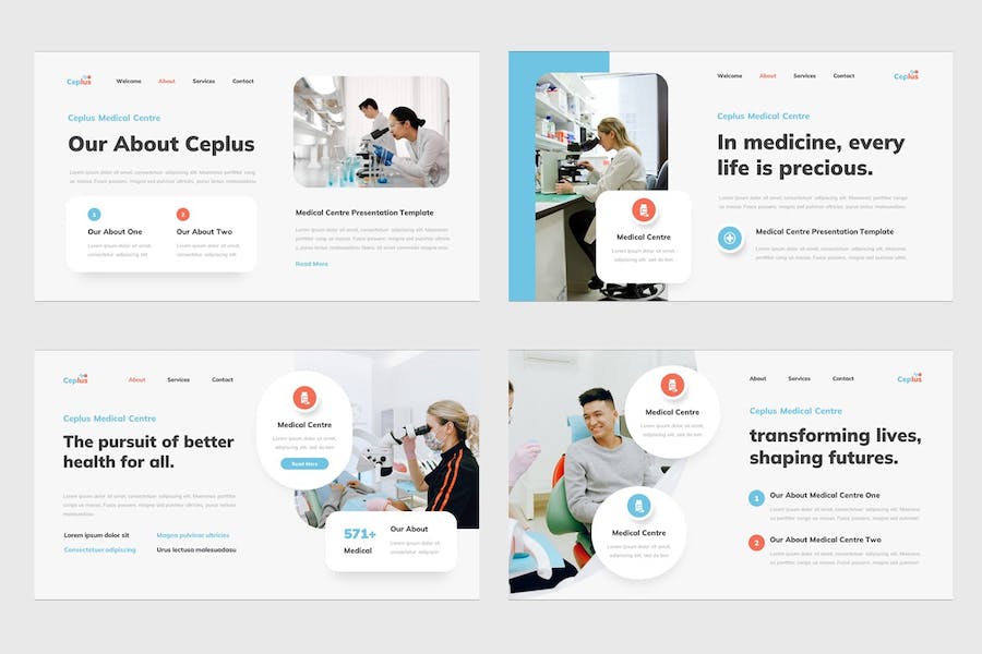 医疗中心诊疗服务介绍展示Keynote模板 - PPT派