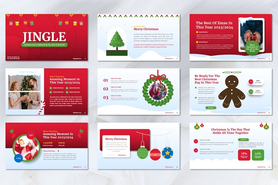 圣诞节主题演讲策划活动方案Keynote模板 - PPT派