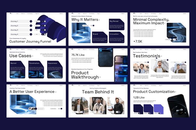 新产品发布会营销宣传方案PPT模板 Retry - PPT派