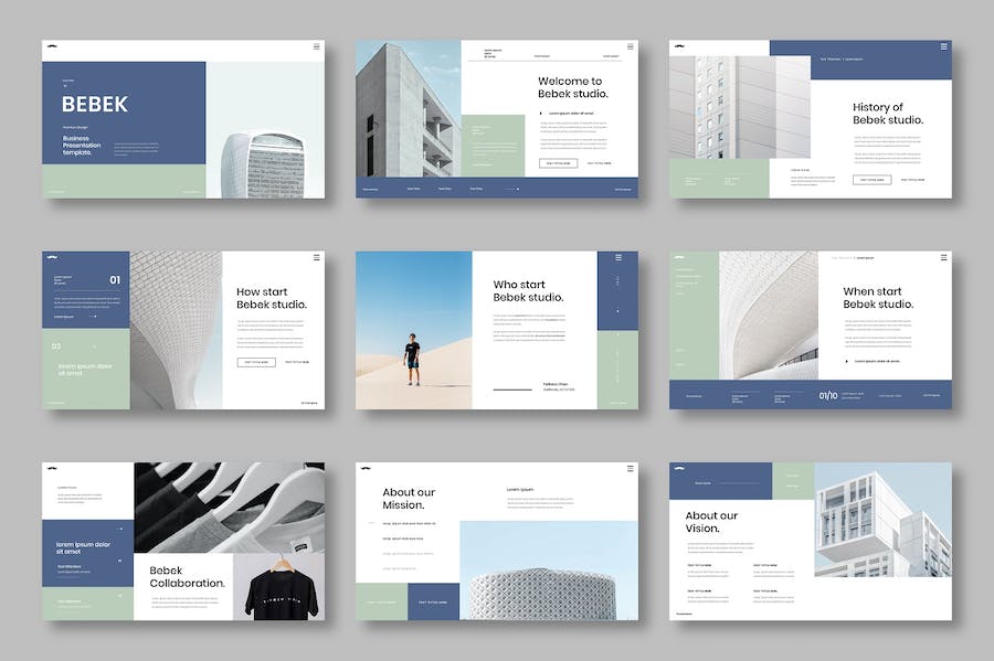 商务企业服务介绍推广Keynote模板 - PPT派