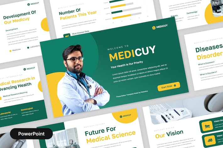 医学教育讲述演示方案PPT模板 - PPT派