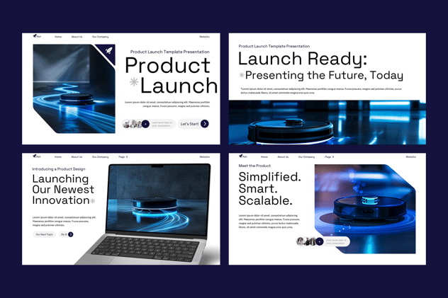 新产品发布会营销宣传方案PPT模板 Retry - PPT派