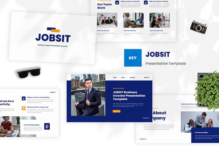 投资融资企业路演讲述Keynote模板 - PPT派