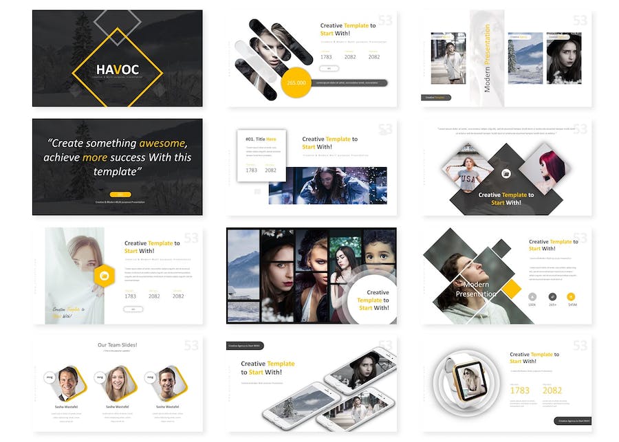 创意商业融资推介Keynote模板 - PPT派