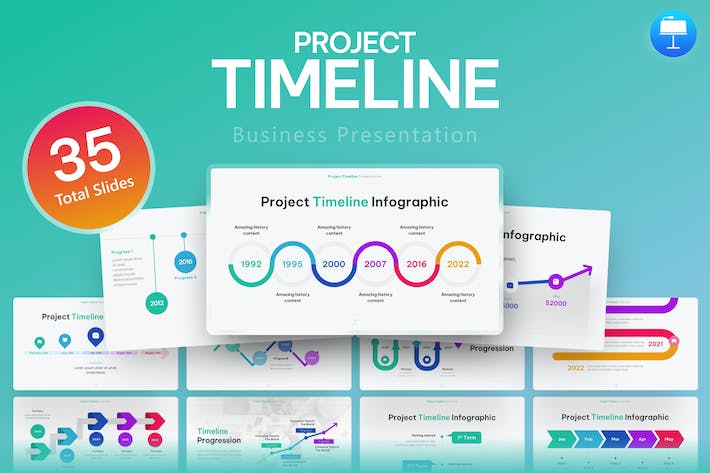 Project-timeline-professional-keynote-template- PPT派