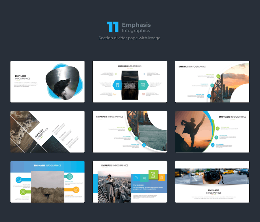 国外信息图表数据可视化高级PPT模板 - PPT派