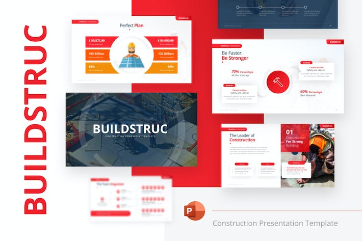 构建结构-构建-PowerPoint-模板 - PPT派