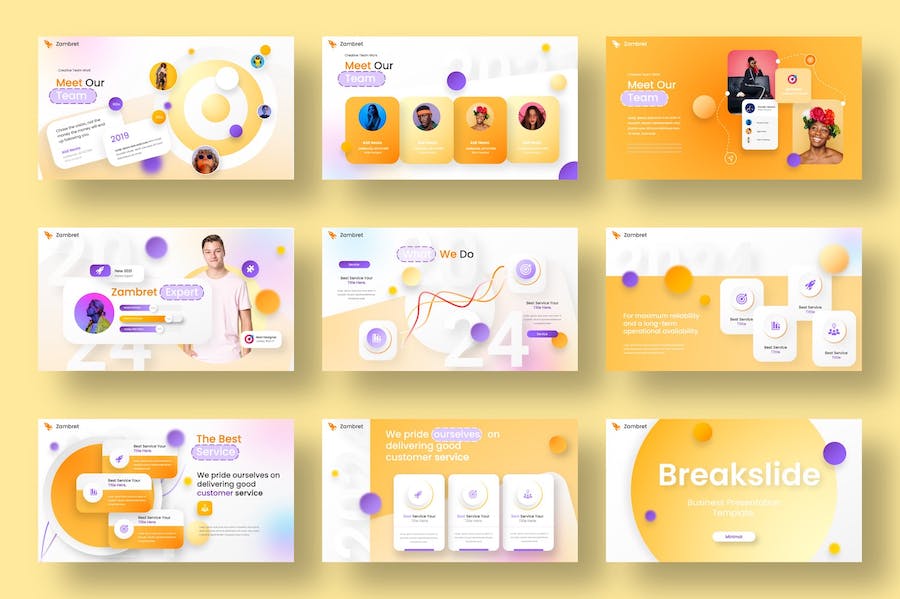 创意企业商务品牌推广宣传Keynote模板 - PPT派