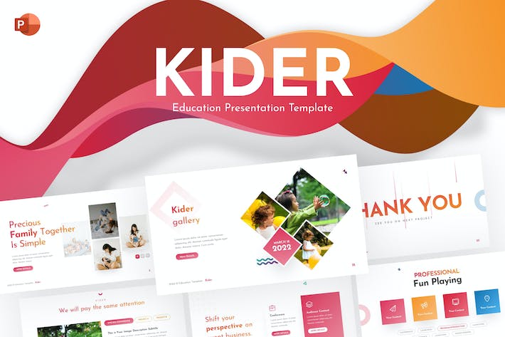 Kider-教育-PowerPoint-模板 - PPT派