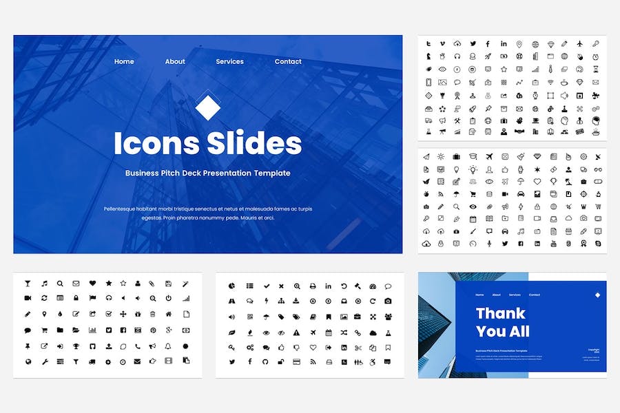 商务广告讲述展示营销传播推广PPT模板 - PPT派