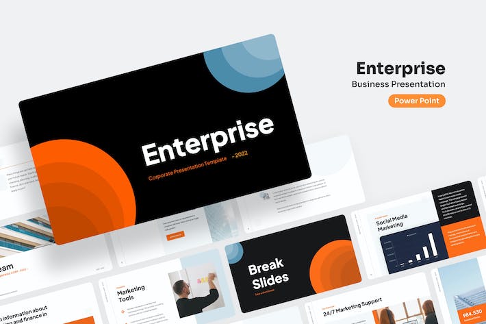 企业形象展示方案PPT模板 - PPT派