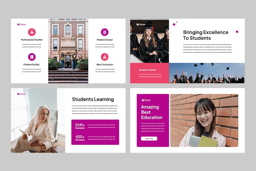 教育培训课程教学方案Keynote模板 - PPT派