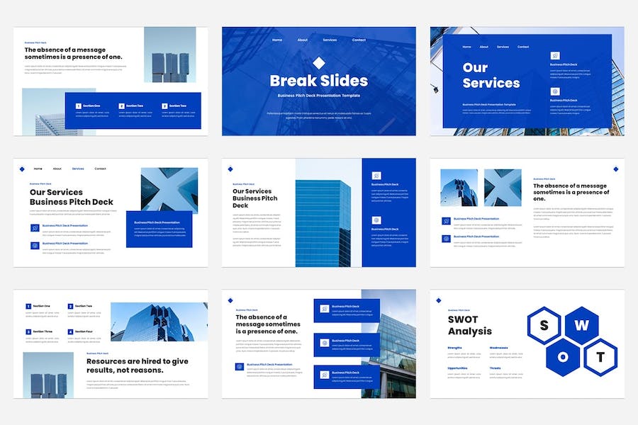 商务广告讲述展示营销传播推广PPT模板 - PPT派