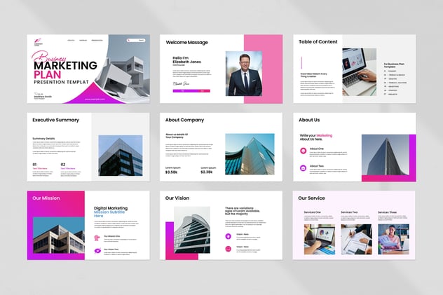 营销计划方案策略推广市场分析PPT模板 - PPT派