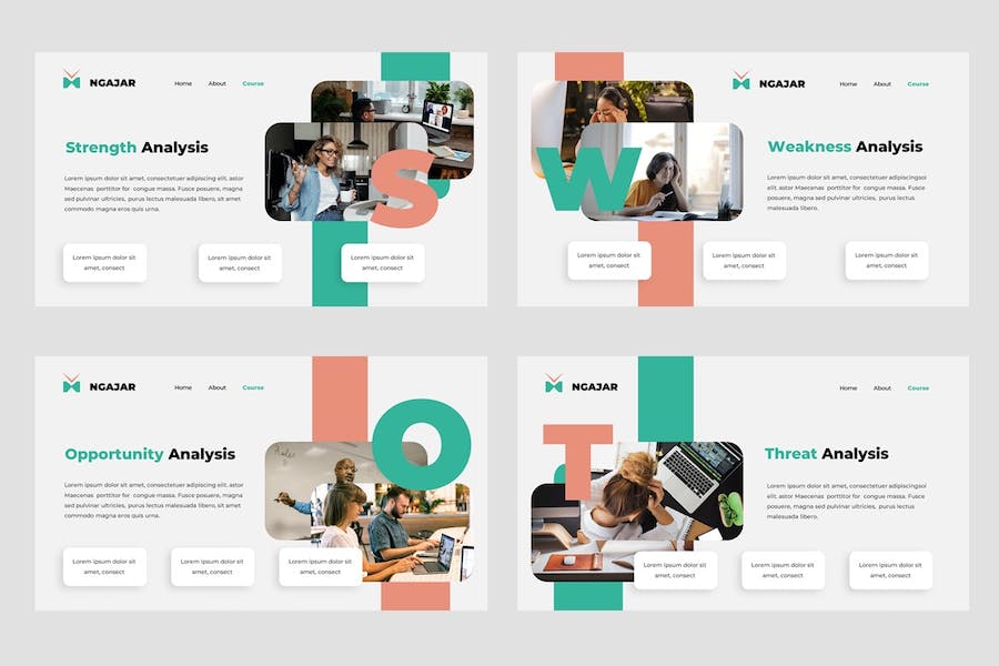 教育学校课程教学设计PPT模板 - PPT派