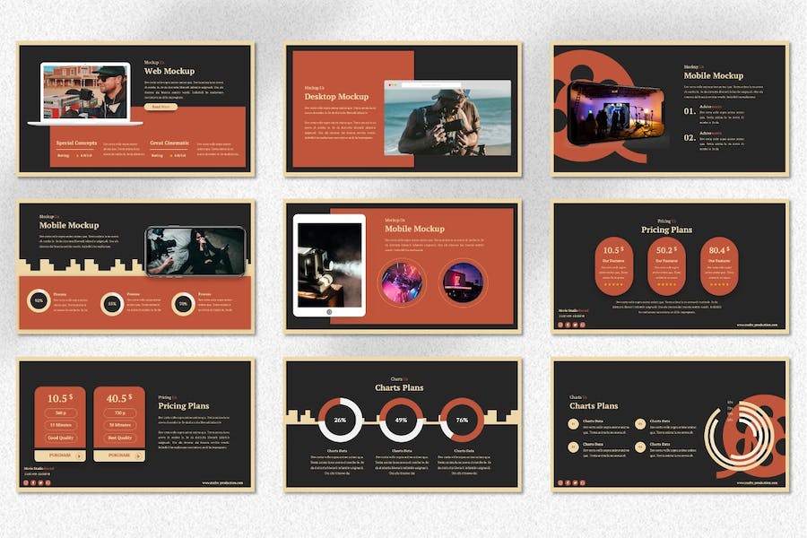 电影制作创意策划方案Keynote模板 - PPT派