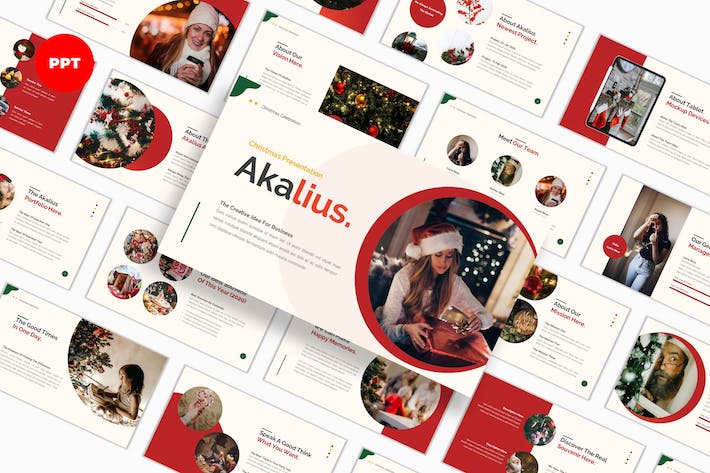 圣诞节活动策划推介PPT模板 - PPT派