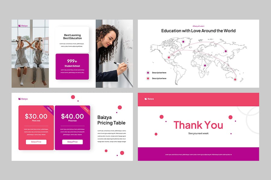 教育培训课程教学方案Keynote模板 - PPT派