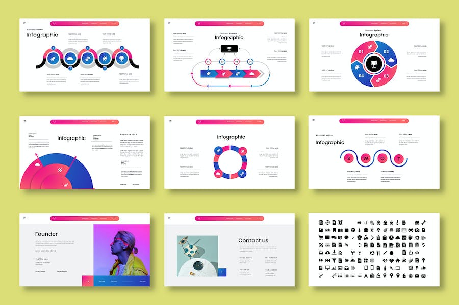 商务企业品牌创意推介合作运营管理展示Keynote模板 - PPT派