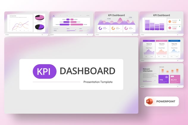 KPI业绩指标监测系统PPT模板 - PPT派