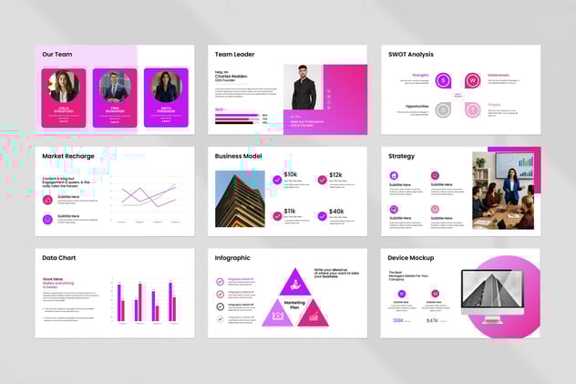 营销计划方案策略推广市场分析PPT模板 - PPT派