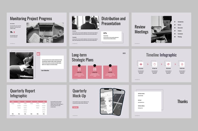 季度报告财务分析汇报PPT模板 - PPT派