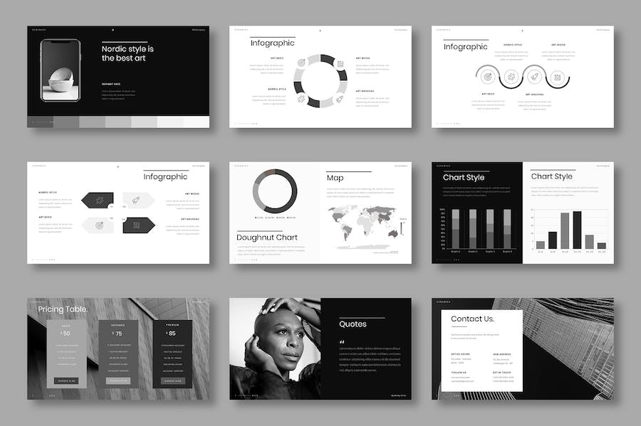 商务服务方案演讲营销策略PPT模板 - PPT派