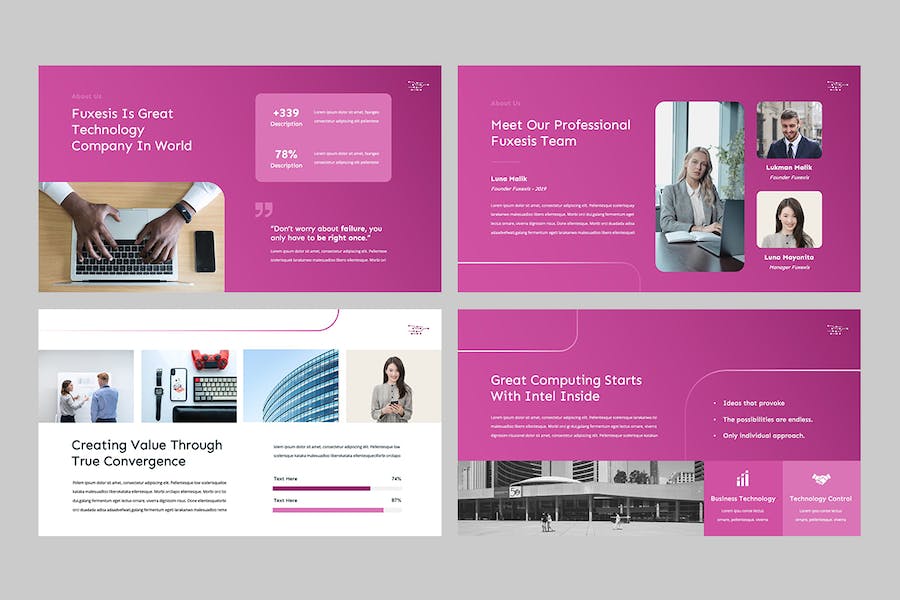 科技产品互联网创新技术Keynote模板 - PPT派