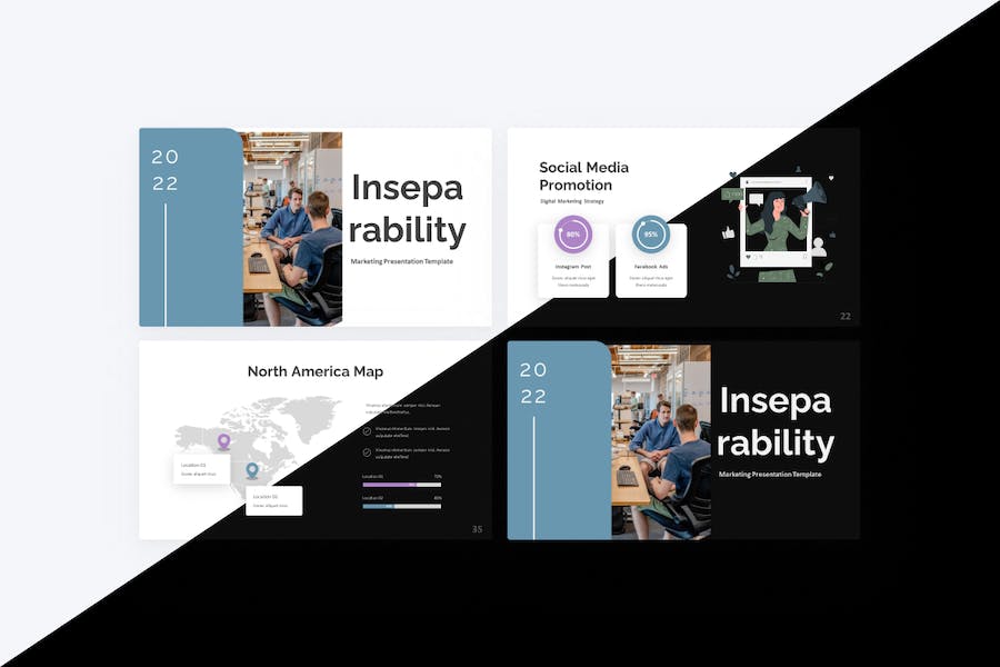 Inseparability-blue-creative-marketing-keynote - PPT派