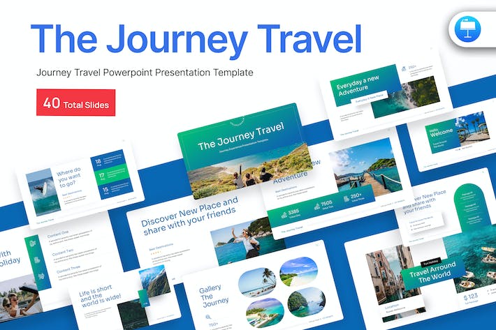旅游度假旅行风景展示介绍旅游社宣传国外旅游keynote模板 - PPT派