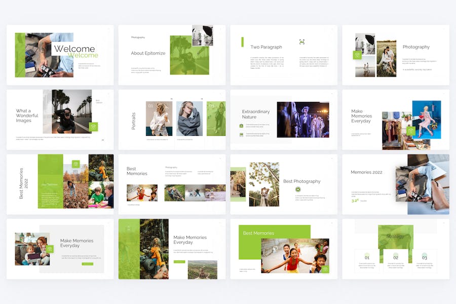 Epitomize-green-photography-powerpoint-template - PPT派