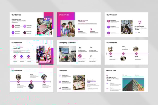 营销计划方案策略推广市场分析PPT模板 - PPT派