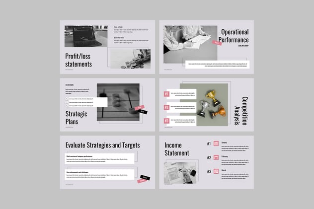 季度报告财务分析汇报PPT模板 - PPT派