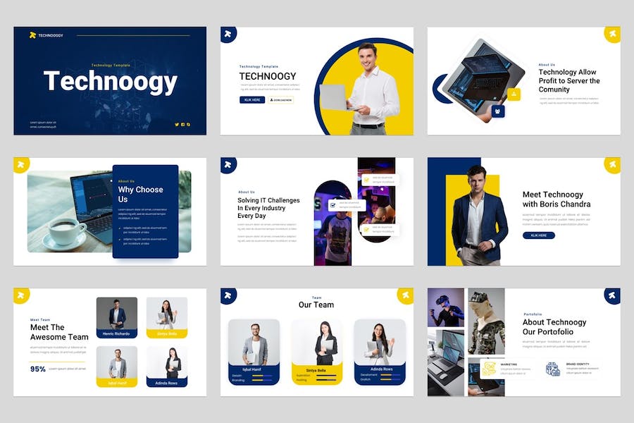 技术人工智能应用发展讲述Keynote模板 - PPT派