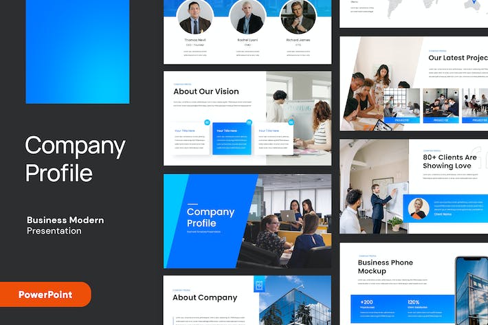 公司企业形象展示方案PPT模板 - PPT派